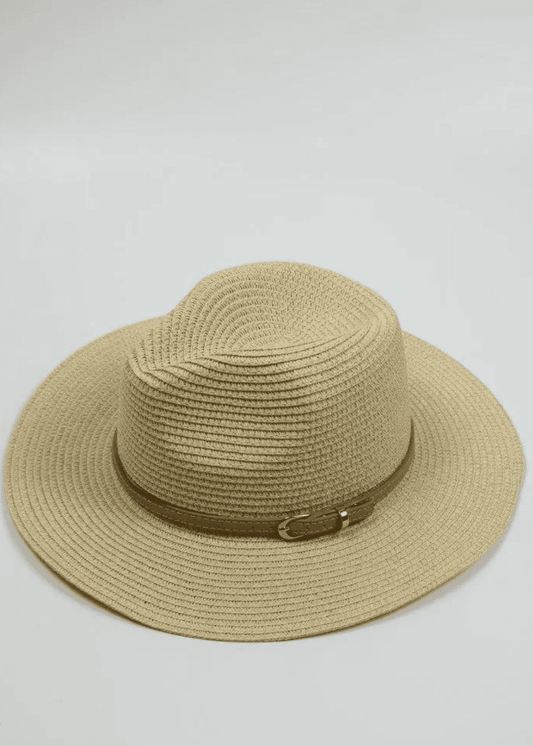 Cannes Fedora Sun Hat - Sand