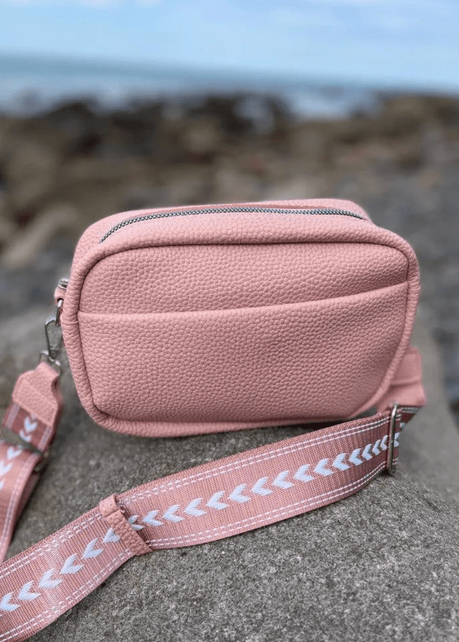 Melbourne Bag - Pink Vegan PU Leather