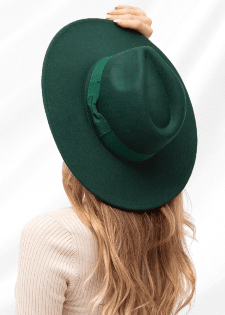 Forest Fedora Hat - Elegant Women's Fashion: Dresses, Tops, Knits, Hats, Handbags & More - Rose Tide