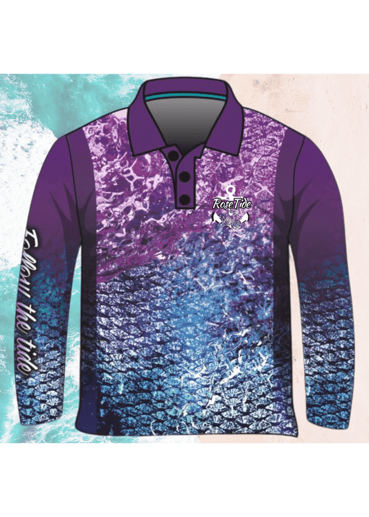 Coral Reef Pink Fishing Shirt