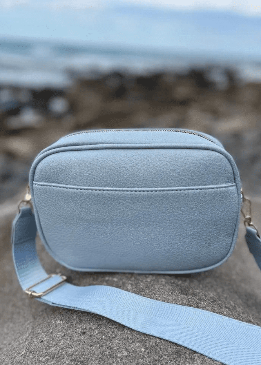 Melbourne Bag - Blue Vegan PU Leather