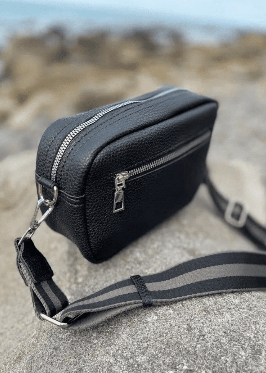 Melbourne Bag - Black Vegan PU Leather