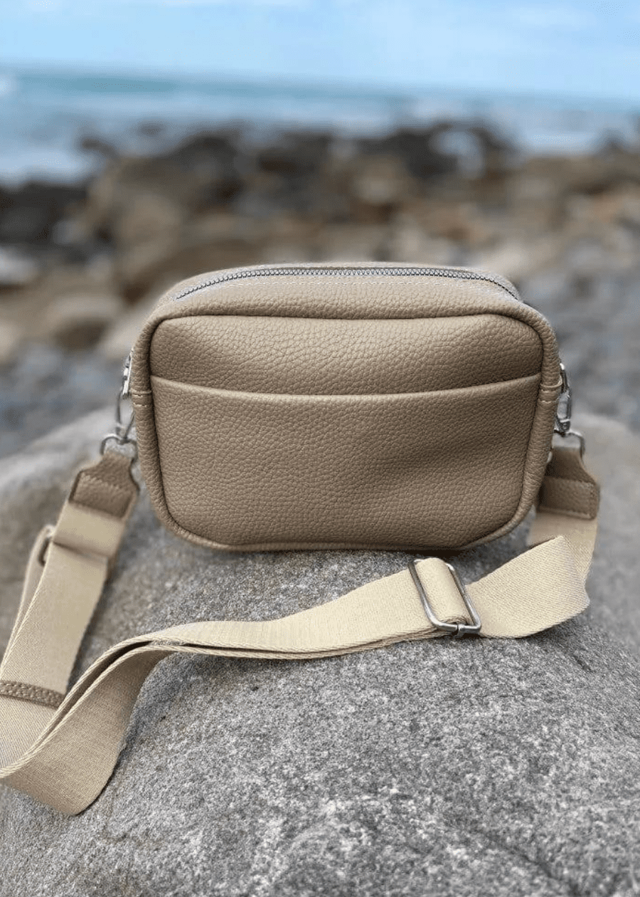 Melbourne Bag - Taupe Vegan PU Leather