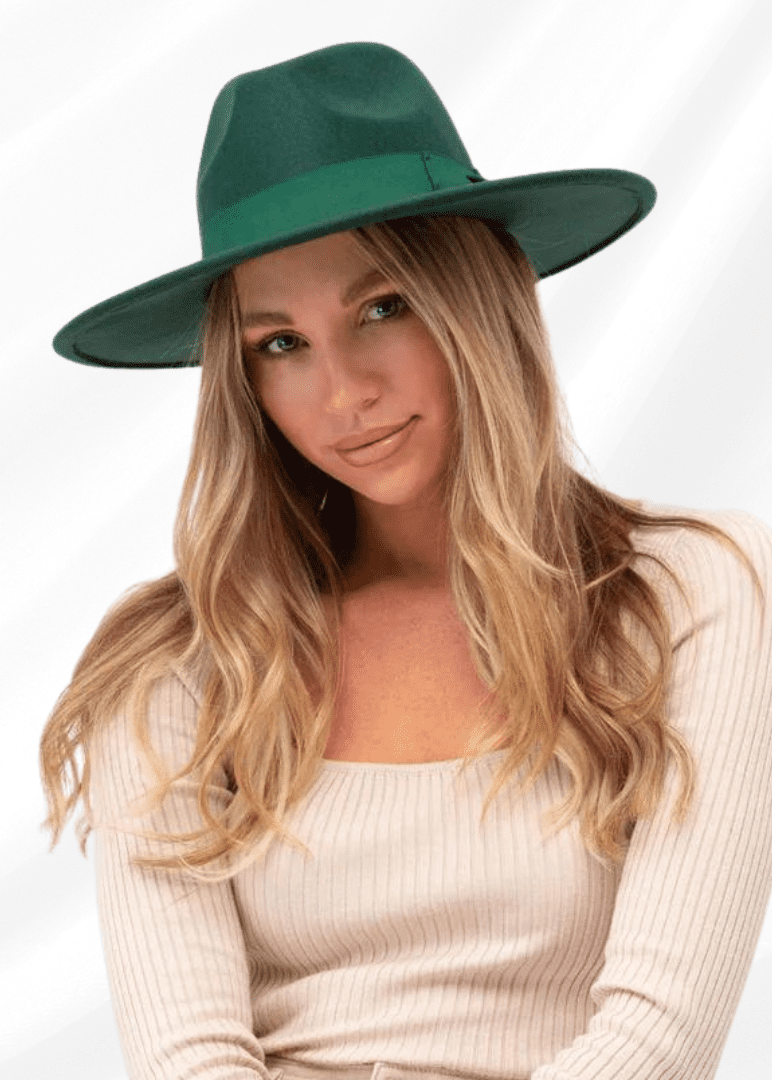 Forest Fedora Hat - Elegant Women's Fashion: Dresses, Tops, Knits, Hats, Handbags & More - Rose Tide