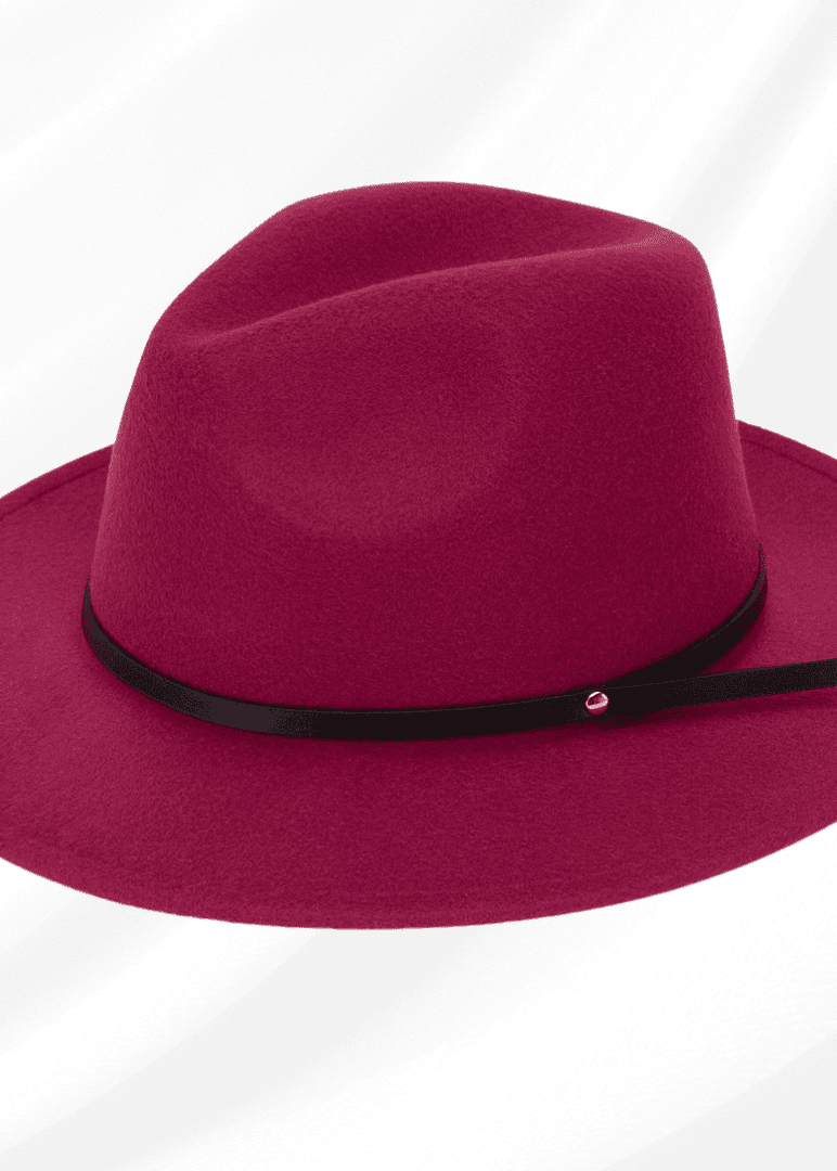 Pinot Fedora Hat - Elegant Women's Fashion: Dresses, Tops, Knits, Hats, Handbags & More - Rose Tide