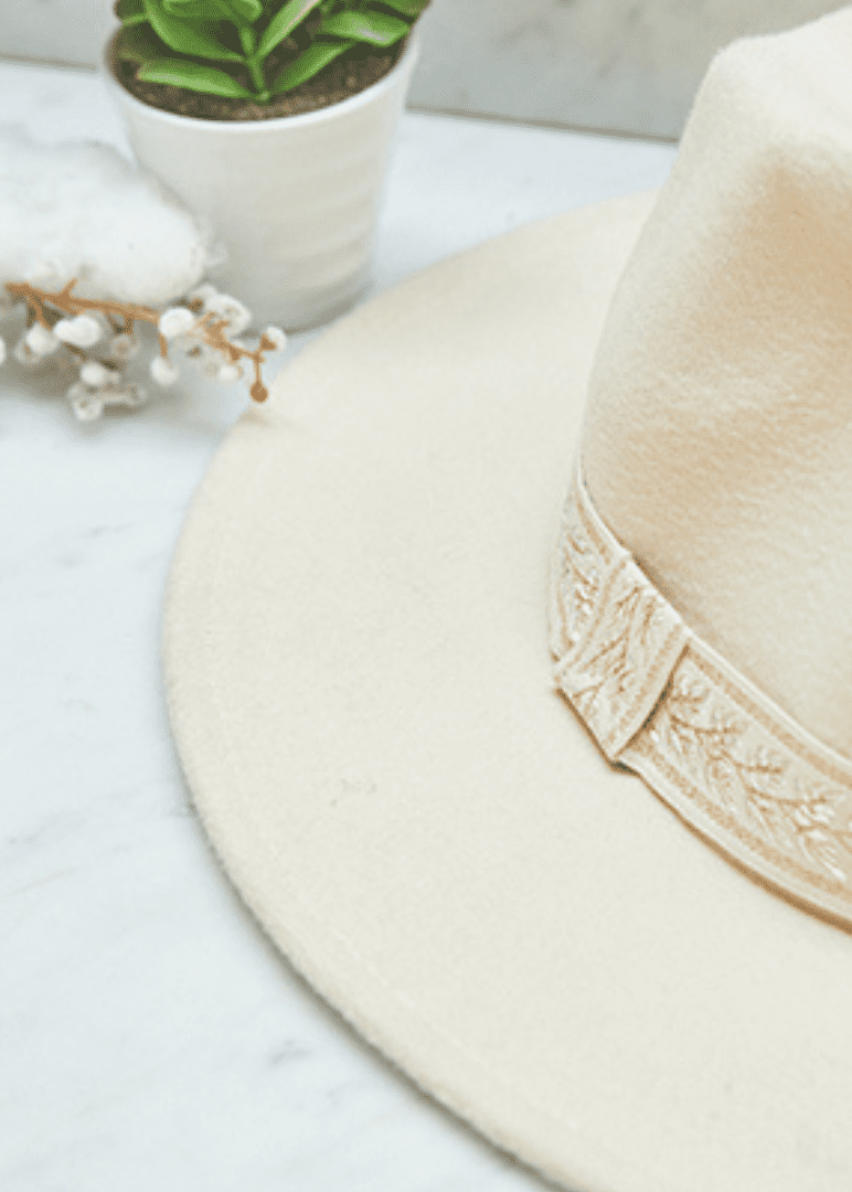 Beige Fedora Hat - Elegant Women's Fashion: Dresses, Tops, Knits, Hats, Handbags & More - Rose Tide